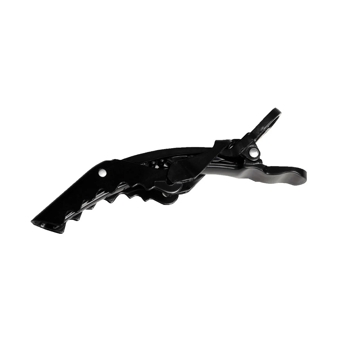 999 Premium Pin Company Non-Slip Crocodile Clips Pack of 6 Black & Red - Image 2