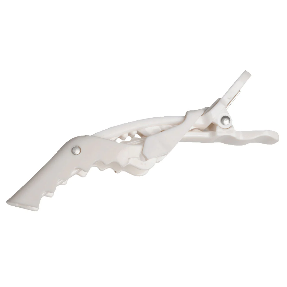 999 Premium Pin Company Non-Slip Crocodile Clips <br>Pack of 6 <br>Black & White - Image 3