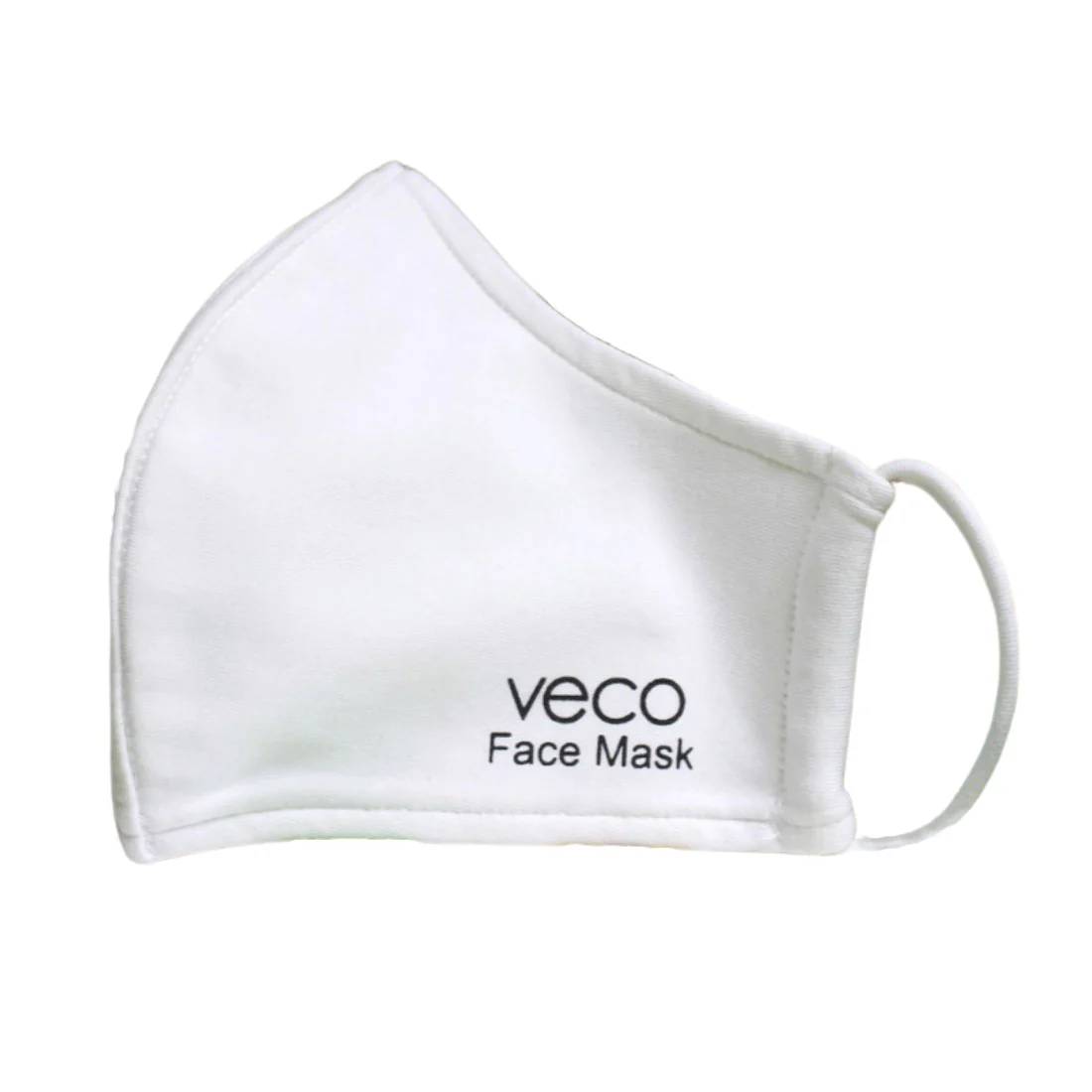 ADULT Washable Face Mask <br>3 layer Antimicrobial cloth fabric <br>White