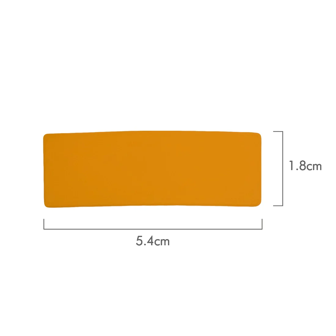 Ullu Amelia Hair Clip <br>Matte Mustard <br>5.2 x 1.8cm - Image 3