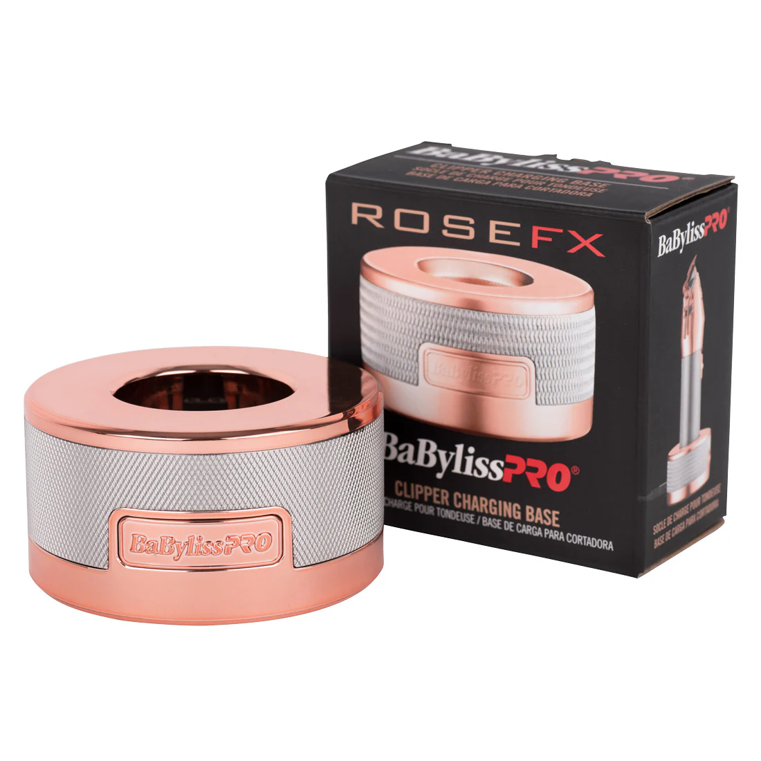 Babyliss PRO FX Hair Clipper Charging Base <br>Rose Gold <br>Fit all BaBylissPRO hair clippers - Image 3