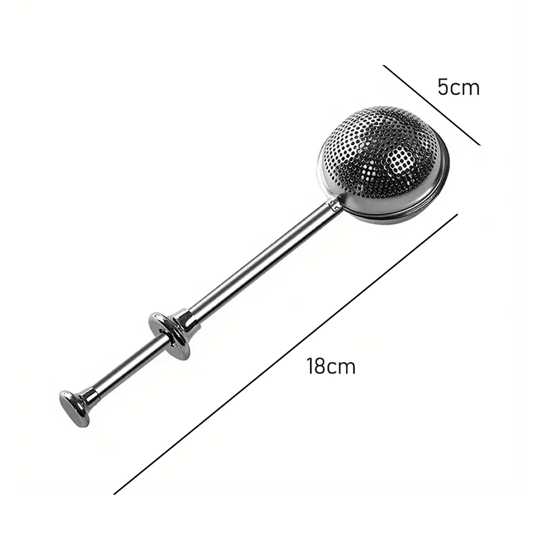 Baking Dusting Wand <br>for Sugar or Flour <br>Stainless Steel - Image 3