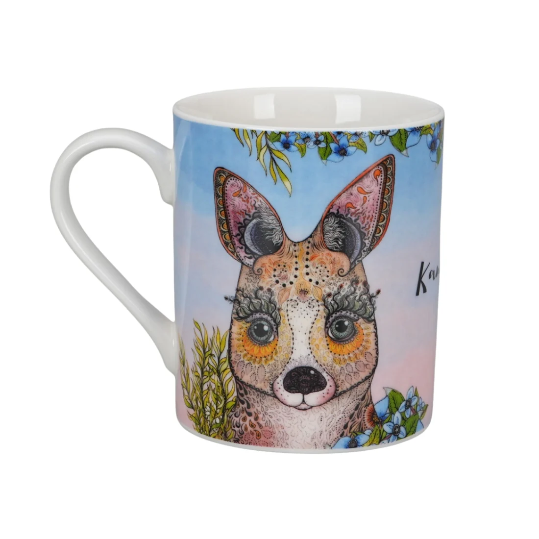 Banksia Red Animals of Australia <br>Kangaroo Mug & Coaster in Collectable Tin - Image 3