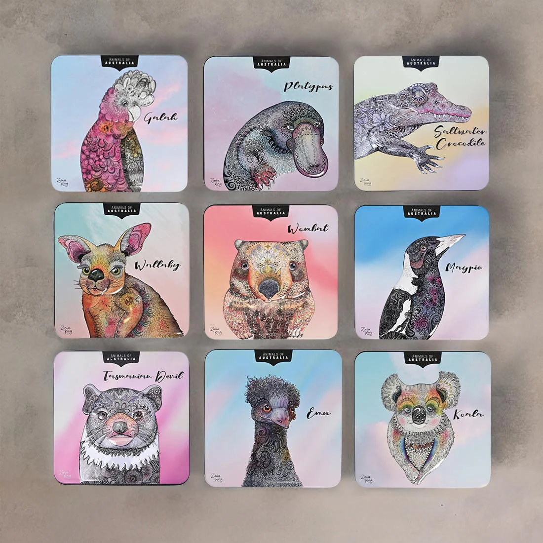 Banksia Red Animals of Australia - Koala Tin <br>Contains Lemon Myrtle Butter Finger Biscuits <br>Collectable Tins - Image 5
