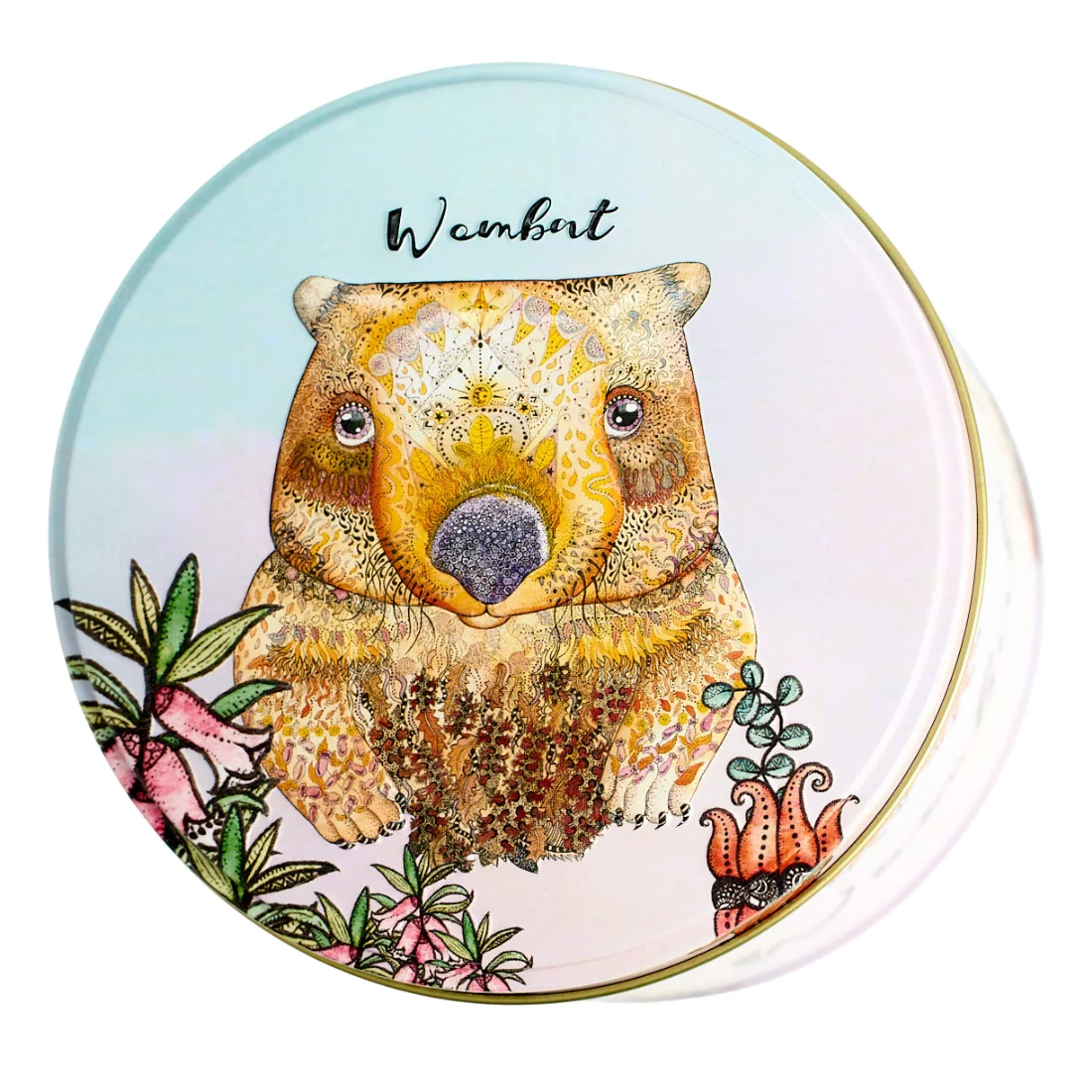 Banksia Red Animals of Australia <br>Wombat Mug & Coaster in Collectable Tin - Image 3