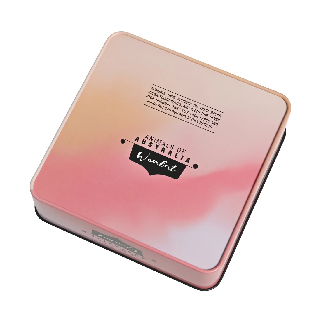 Banksia Red Animals of Australia - Wombat Tin <br>Contains Macadamia Butter Finger Biscuits <br>Collectable Tins - Image 4
