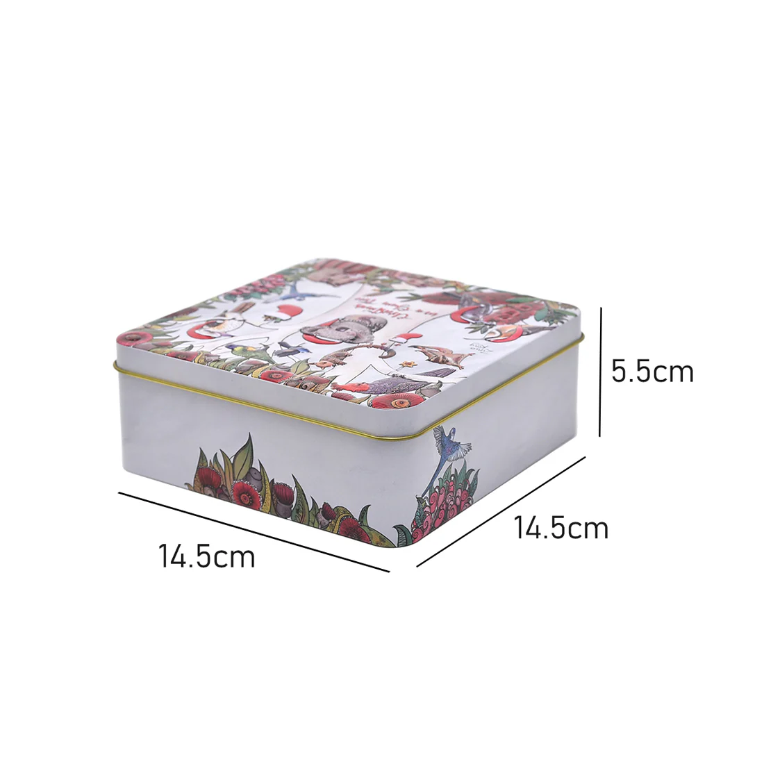 Banksia Red Christmas In A Gum Tree Tin <br>Contains Australian Jersey Caramel Fudge <br>Collectable Tin - Image 4