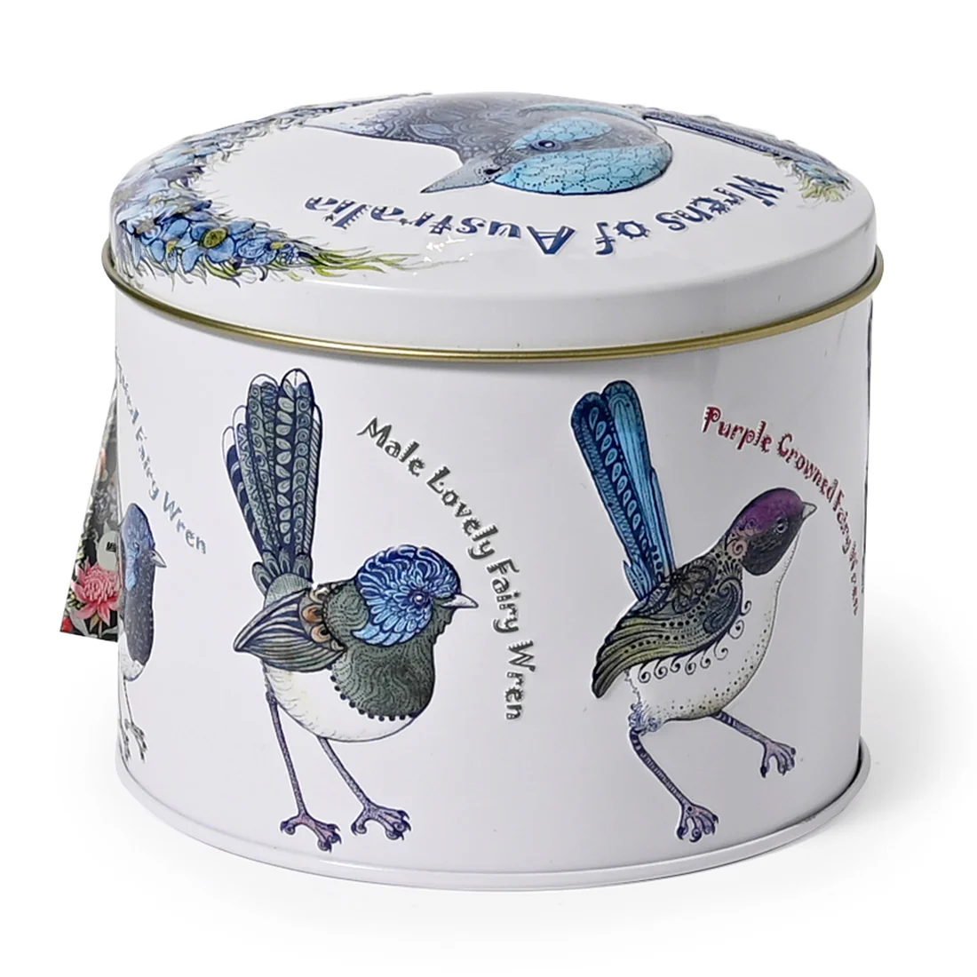 Banksia Red Wrens Of Australia Tin <br>Contains Milk Chocolate, Fruit & Nut Mix <br>Collectable Tins - Image 3