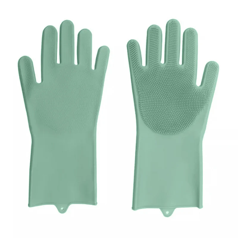 Brampton Drive Dish Washing Gloves <br>Perfect for Kitchen & Bathroom Cleaning <br>Aqua - Image 2