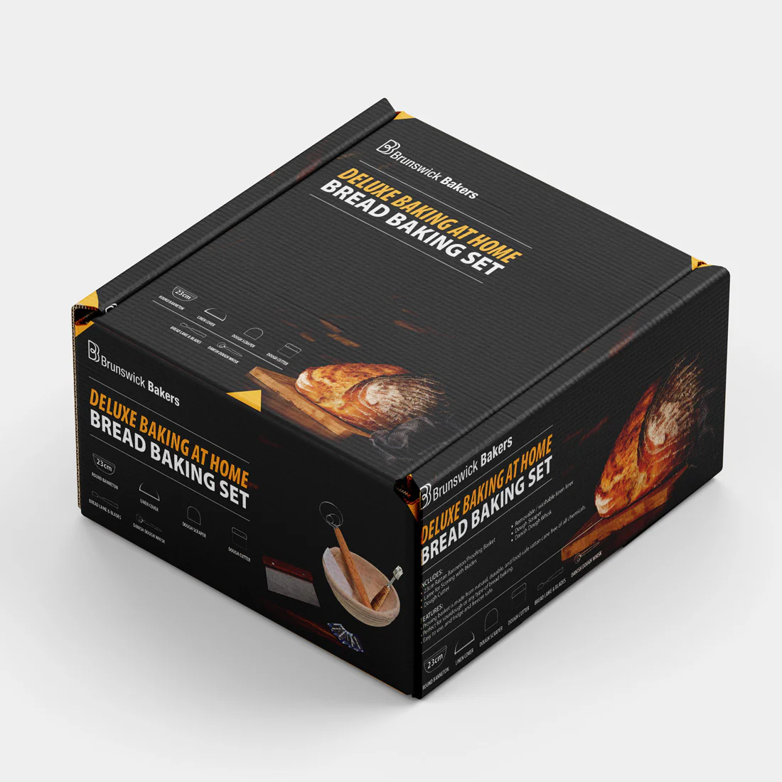 Bread Making Set of 6 <br>Natural Ratten <br>Gift boxed - Image 8