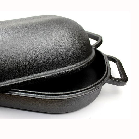 Brunswick Bakers Cast Iron Bread Baking Pan <br>Enamel surface <br>Dimensions - 39 x 26cm - Image 3