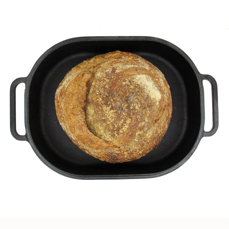 Brunswick Bakers Cast Iron Bread Baking Pan <br>Enamel surface <br>Dimensions - 39 x 26cm - Image 5
