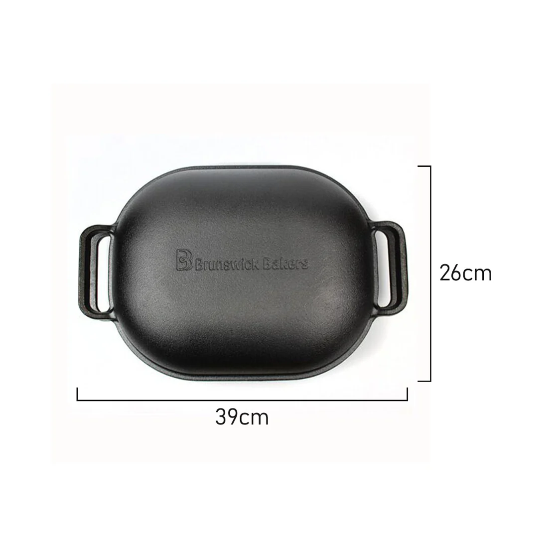 Brunswick Bakers Cast Iron Bread Baking Pan <br>Enamel surface <br>Dimensions - 39 x 26cm - Image 6