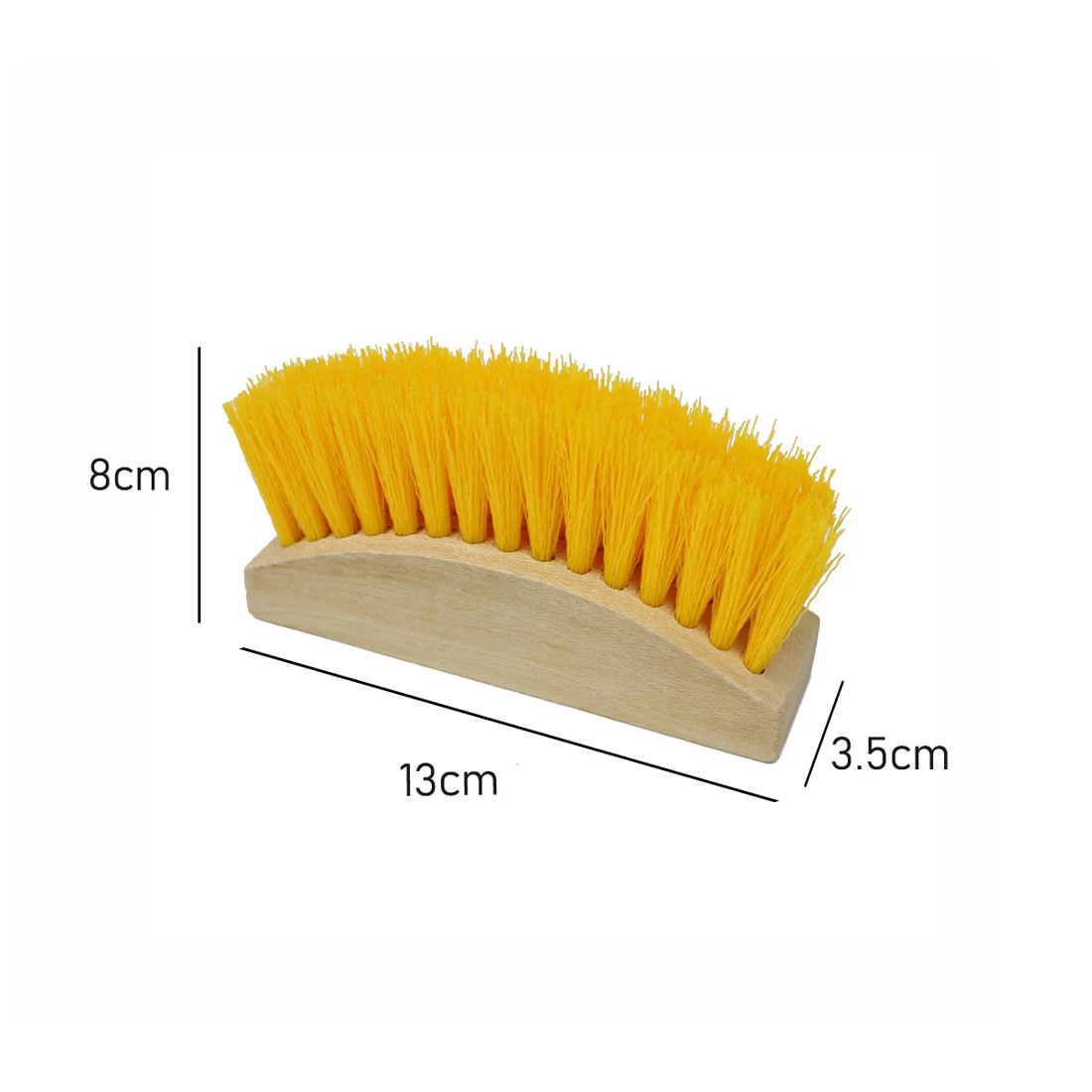 Brunswick Bakers Bread Banneton Brush <br>Wooden Handle <br>Dimensions 13.5 x 7.5 x 4cm - Image 4