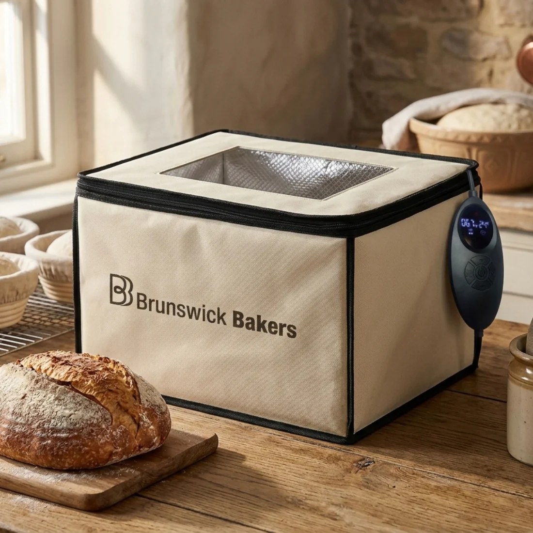 Brunswick Bakers Bread Proofing Fermentation Box <br>Dough Proofing, Sourdough Starter & Yoghurt Making <br>40 x 30 x 30cm - Image 2