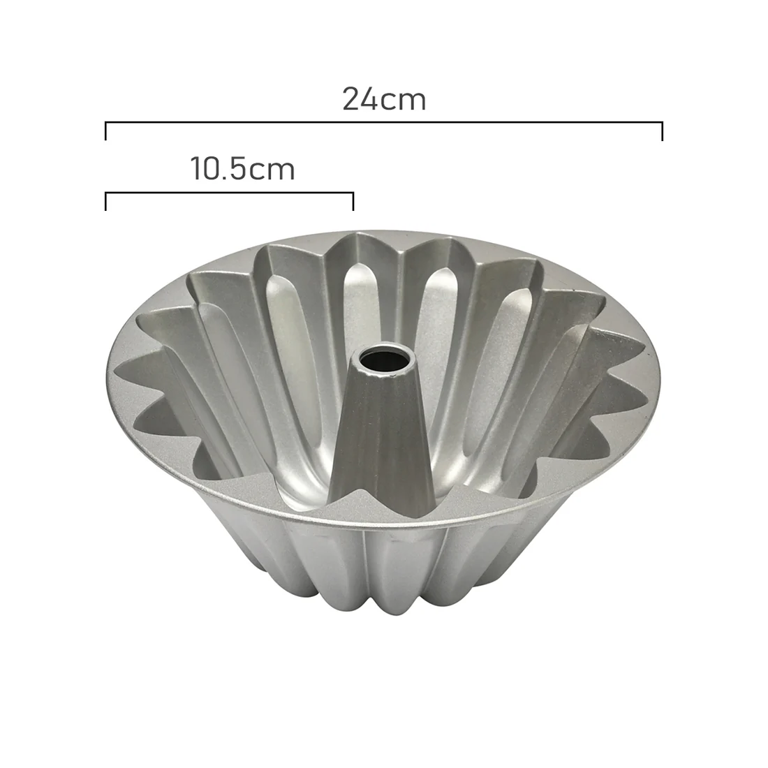 Brunswick Bakers Bundt Pan Collection Pinnacle <br>Cast Aluminium & Premium Non-Stick <br>23 x 9cm - Image 5