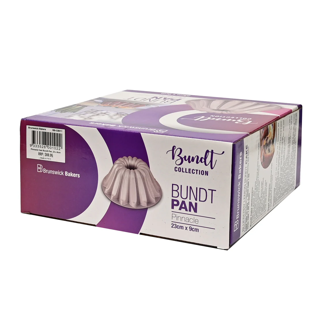 Brunswick Bakers Bundt Pan Collection Pinnacle <br>Cast Aluminium & Premium Non-Stick <br>23 x 9cm - Image 7