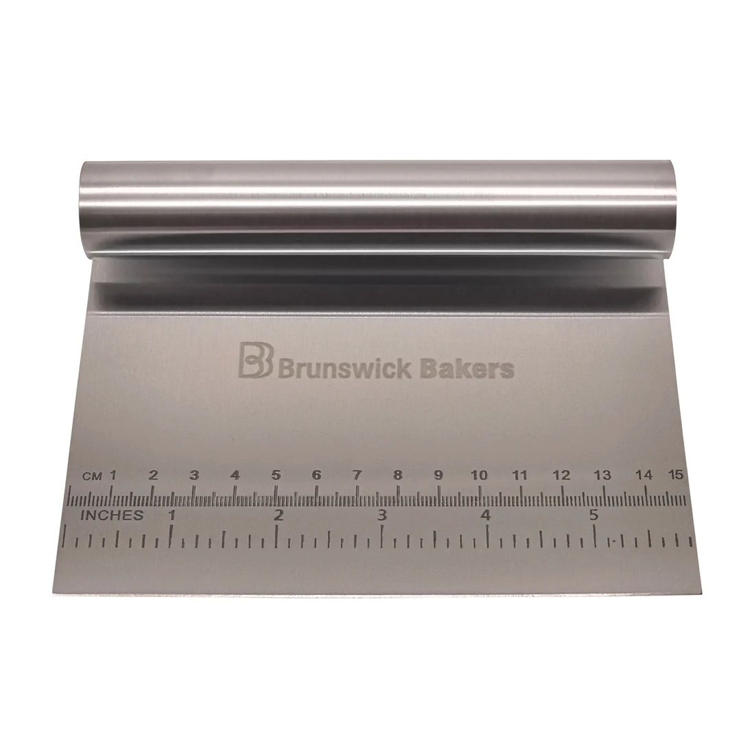 Brunswick Bakers Dough Scraper <br>Stainless Steel <br>Dimensions - 15 x 12cm - Image 2