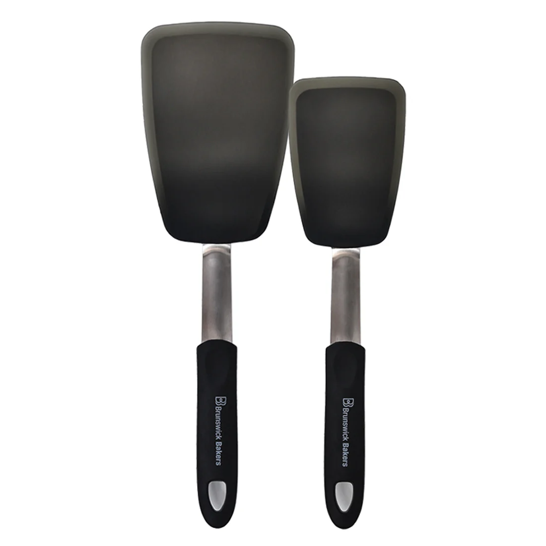 Brunswick Bakers Professional Heat Resistant Silicone Turner Set <br>Set of 2 <br>Food Grade Silicone - Image 2