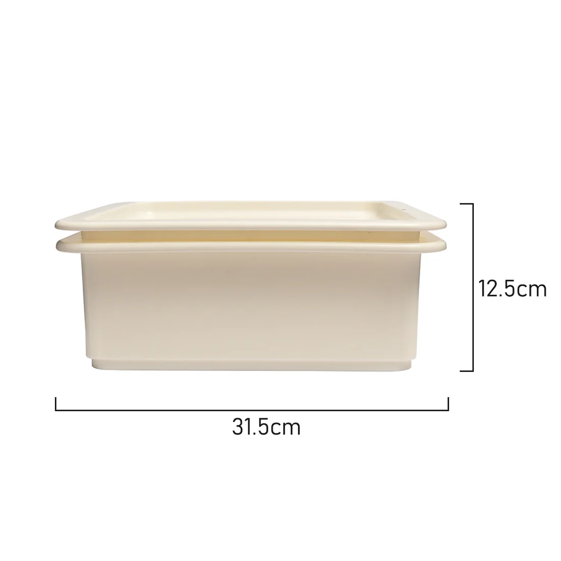 Brunswick Bakers Professional Proofing Box <br>Stackable, Airtight & Heat Resistant <br>31.5x31.5x12.5cm - Image 4