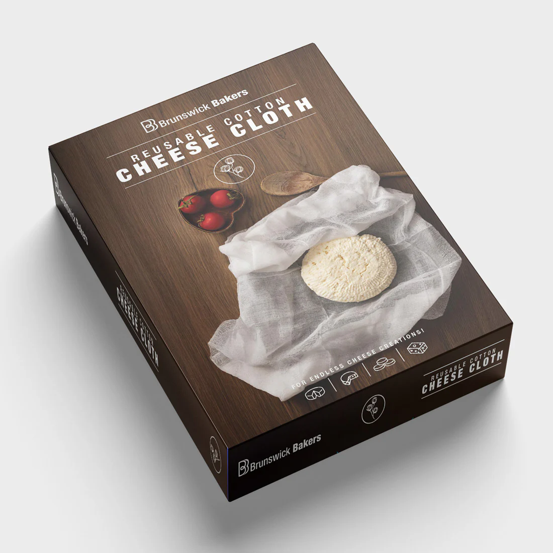 Brunswick Bakers Reusable Cotton Cheese Cloth <br>90cm x 150cm <br>100% Unbleached Cotton - Image 3