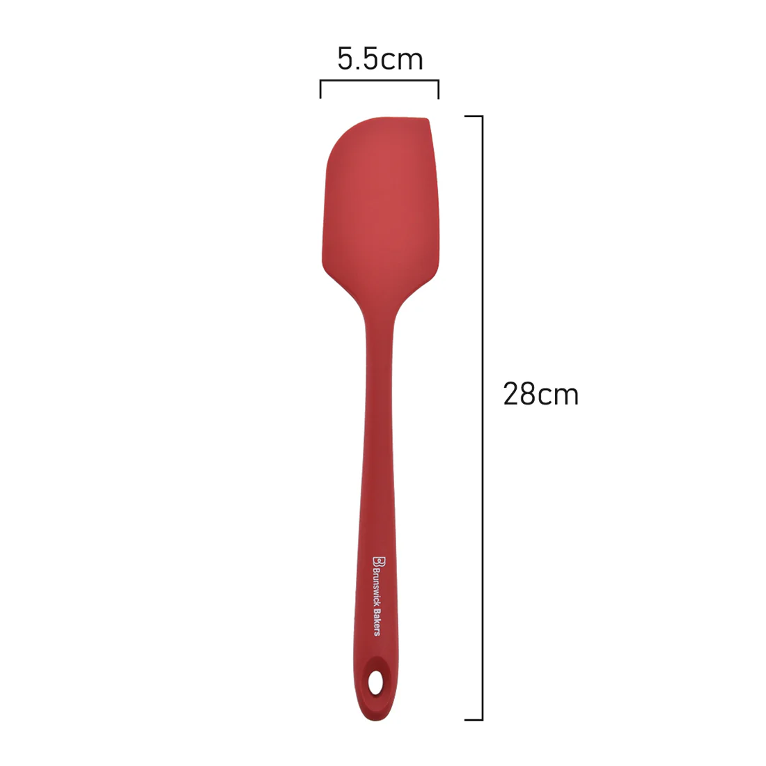 Brunswick Bakers Spatula Set of 4 <br>Red <br>Food Grade Silicone - Image 12