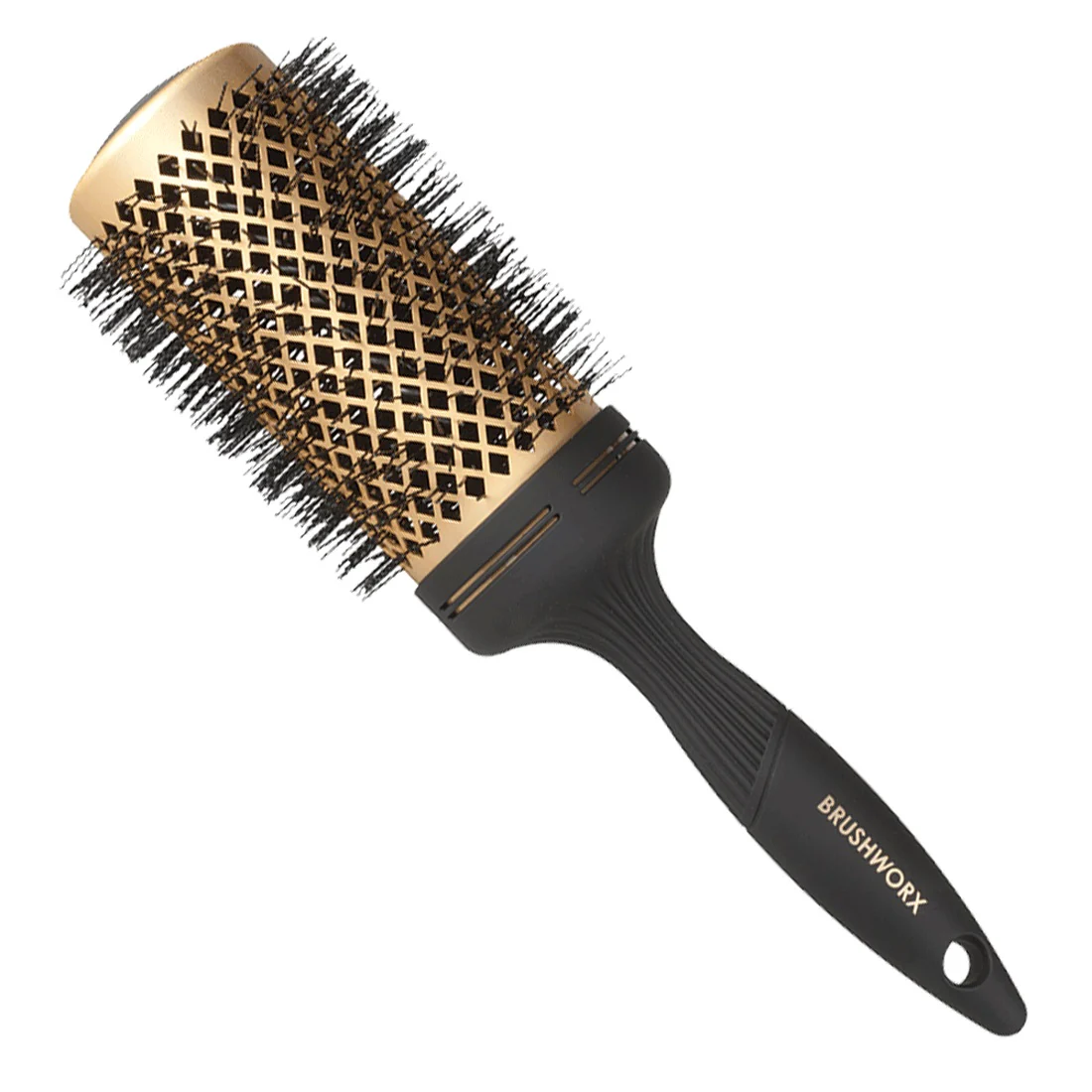 Brushworx Gold Series <br>Hot Tube Hair Brush X-Large <br>70mm
