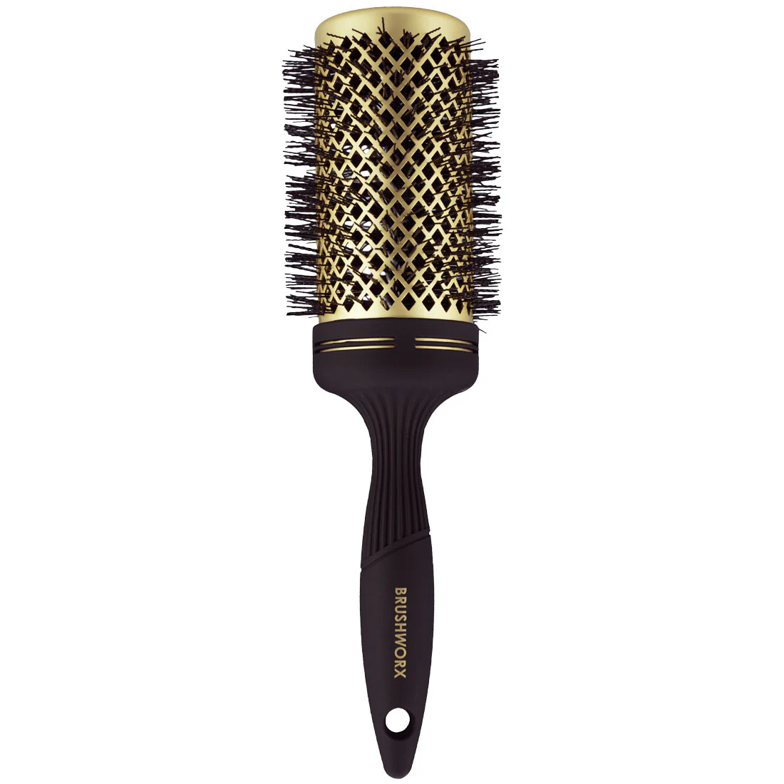 Brushworx Gold Series <br>Hot Tube Hair Brush X-Large <br>70mm - Image 2