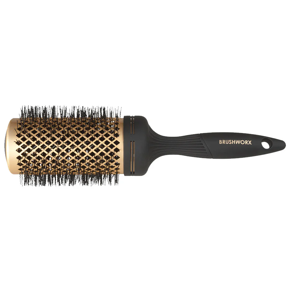 Brushworx Gold Series <br>Hot Tube Hair Brush X-Large <br>70mm - Image 3