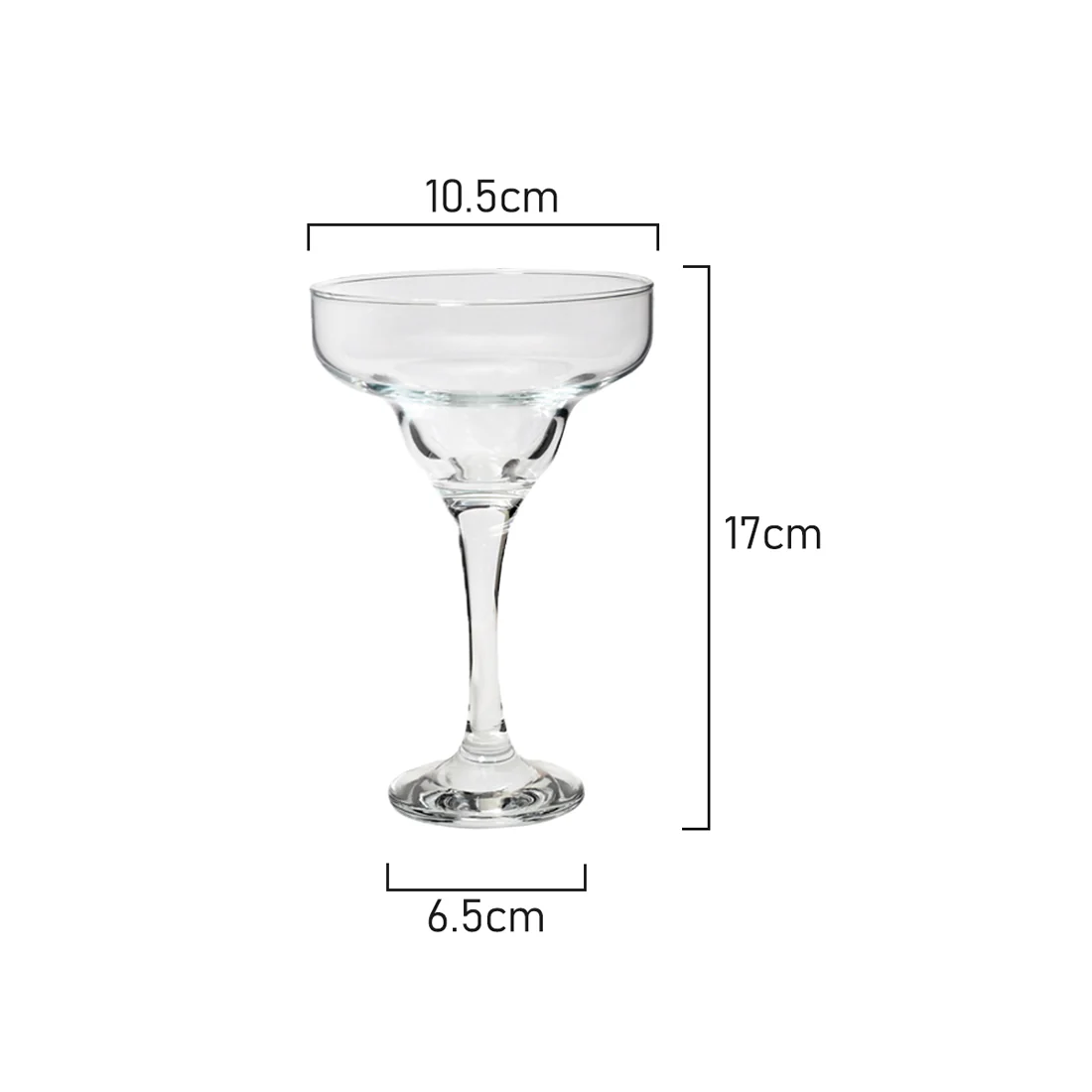 Classica Art Craft Belize Margarita Glass <br>Set Of 6 <br>300ml - Image 3