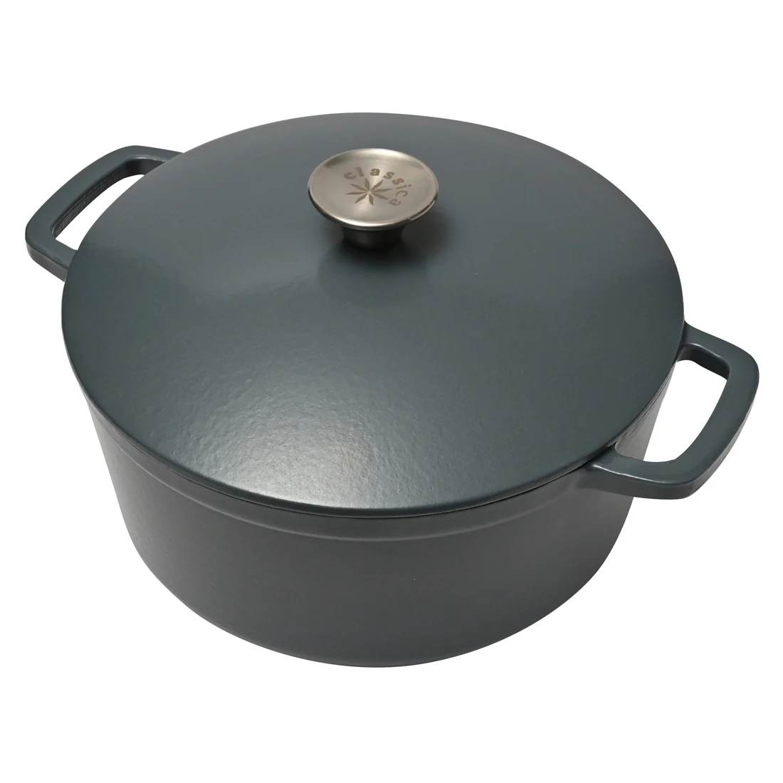 Classica Cast Iron Dutch Oven <br>Warm Blue <br>26cm l 5.5L - Image 3