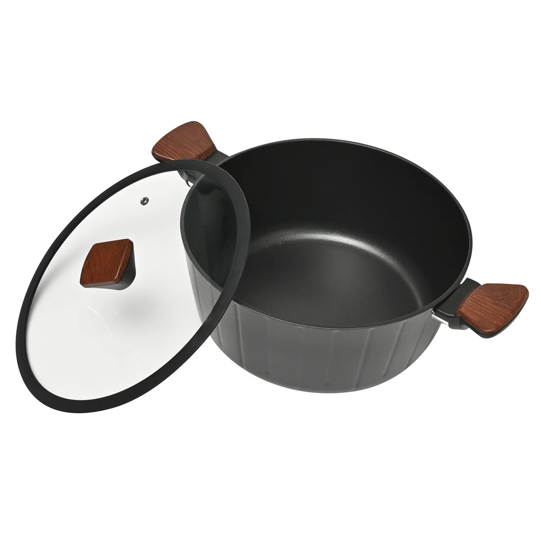 Classica Diamond Stone Elegance Casserole <br>28cm <br>Black Forged - Image 3