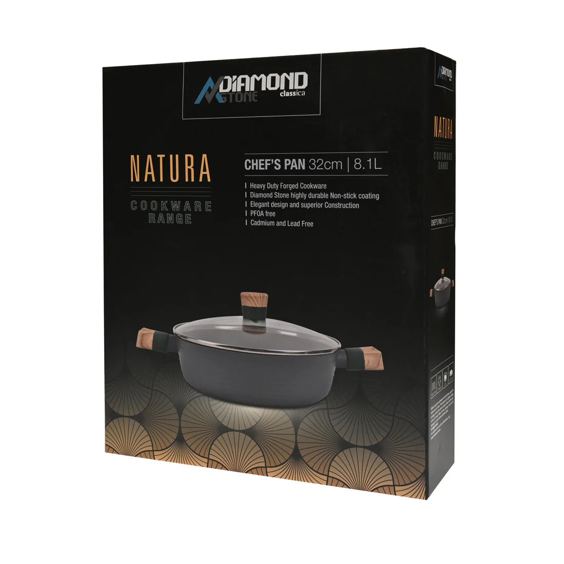Classica Diamond Stone Natura Chefs Pan <br>32cm <br>Heavy Duty Forged* - Image 5