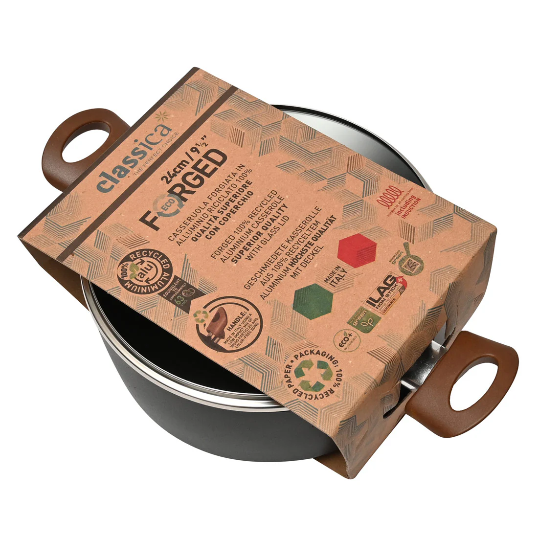 Classica Eco Forged Casserole <br>24cm <br>Suitable for Induction* - Image 4