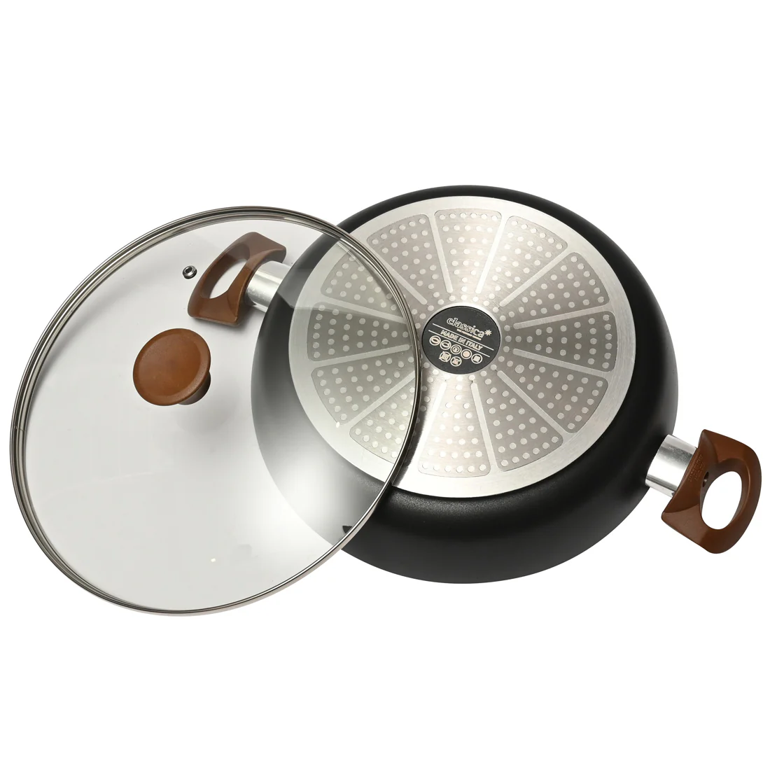 Classica Eco Forged Chef's Pan with Lid <br>28cm <br>Suitable for Induction - Image 5
