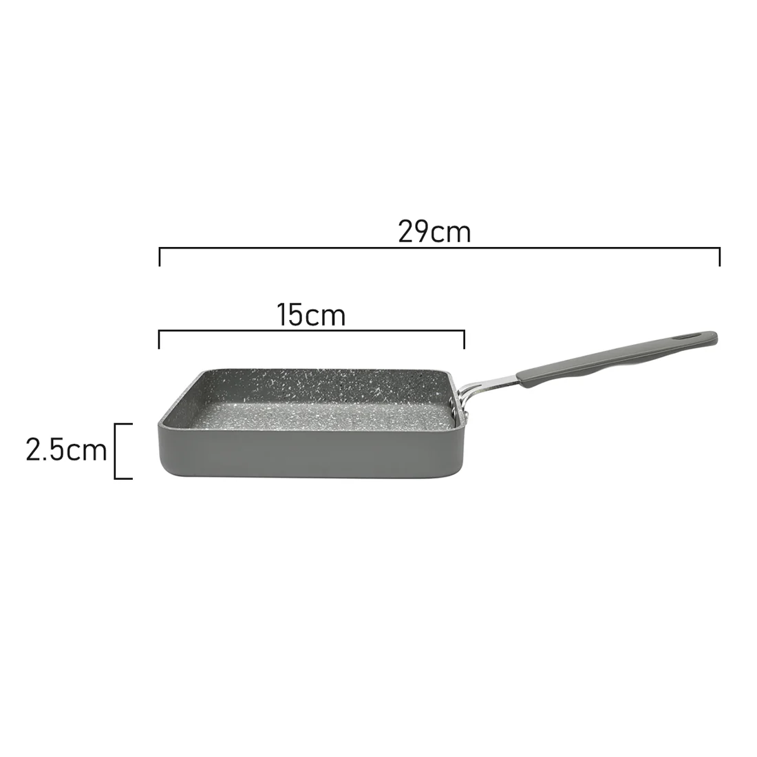 Classica Mini Grill Pan <br>Grey <br>14cm - Image 6