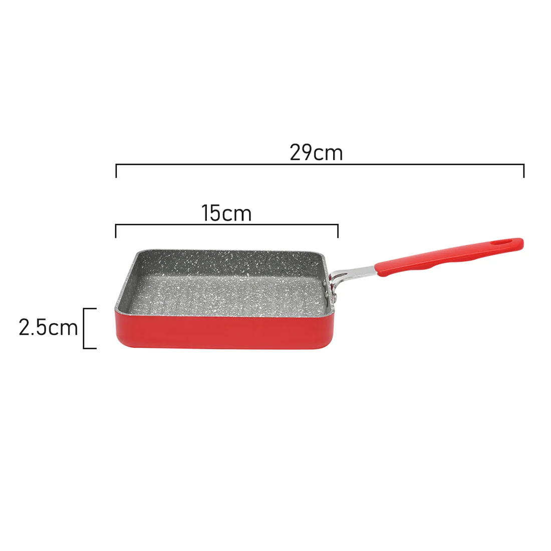 Classica Mini Grill Pan <br>Red <br>14cm - Image 6