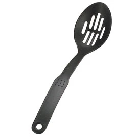 Classica Non Stick Slotted Spoon <br>Black <br>31cm