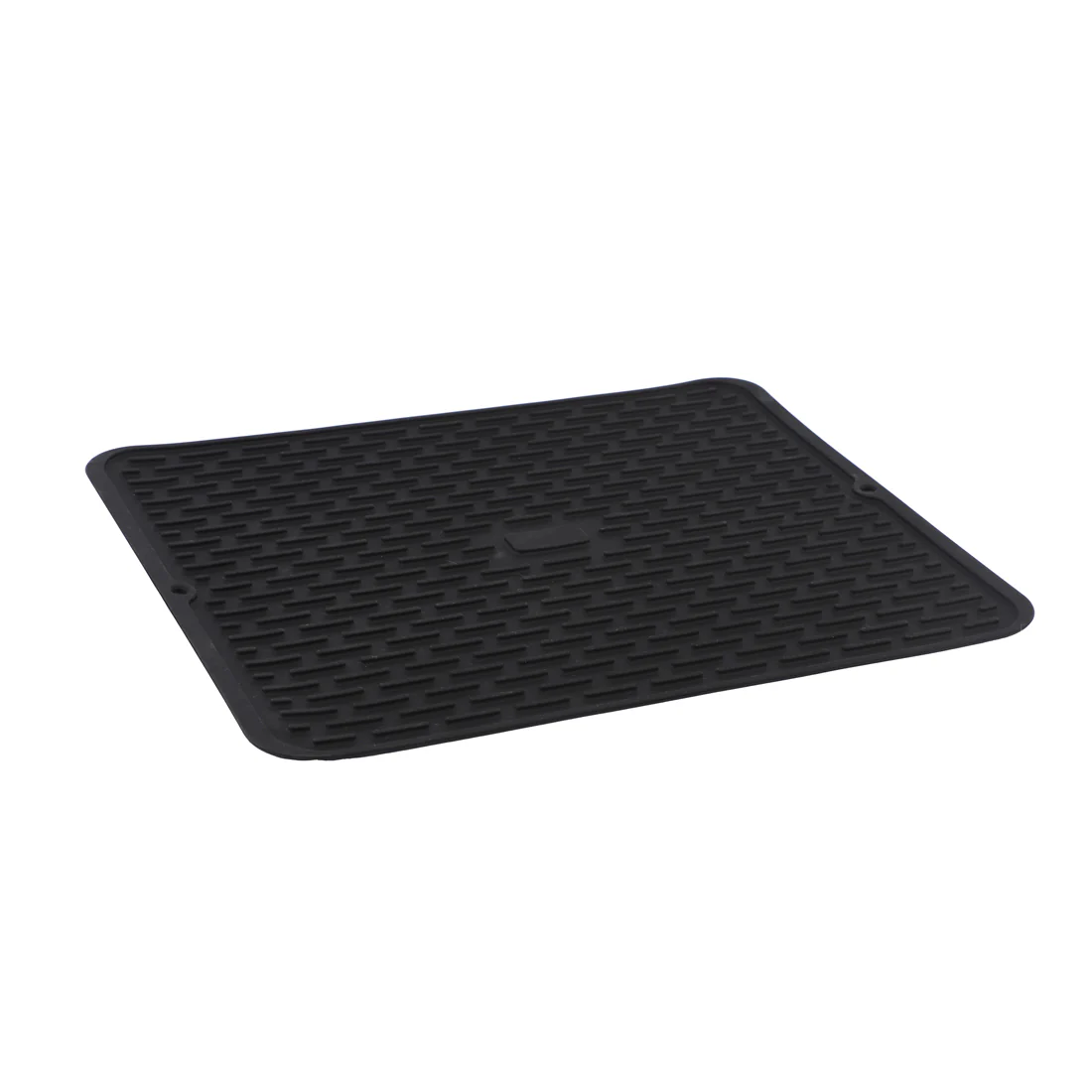 Classica Rinse Dish Mat with Removable Dish Drainer Rack <br>Black <br>43 x 33.5 x 9cm - Image 3