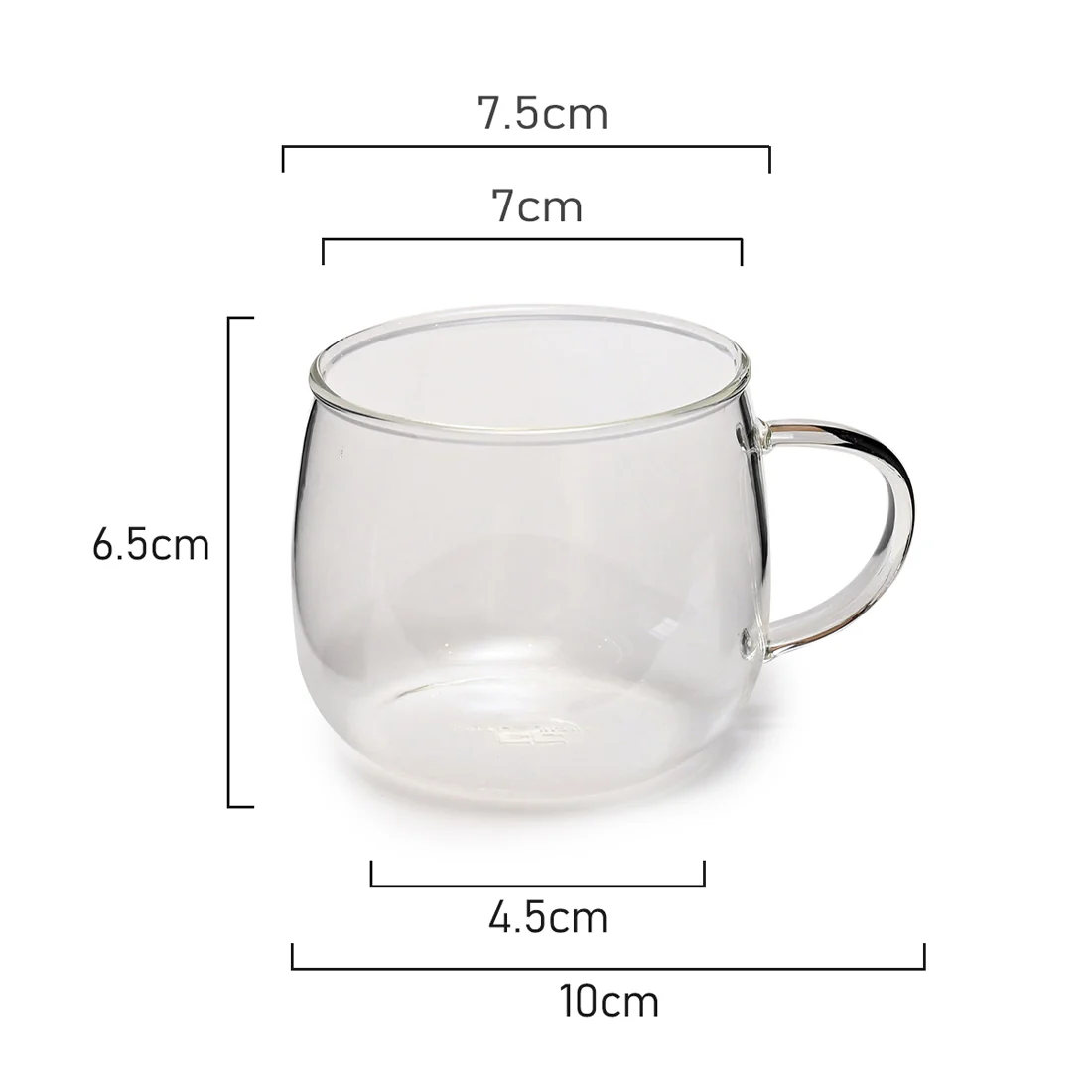 Coffee Culture Aria Single Wall Borosilicate Glass Mug <br>Set Of 4 <br>250ml - Image 5