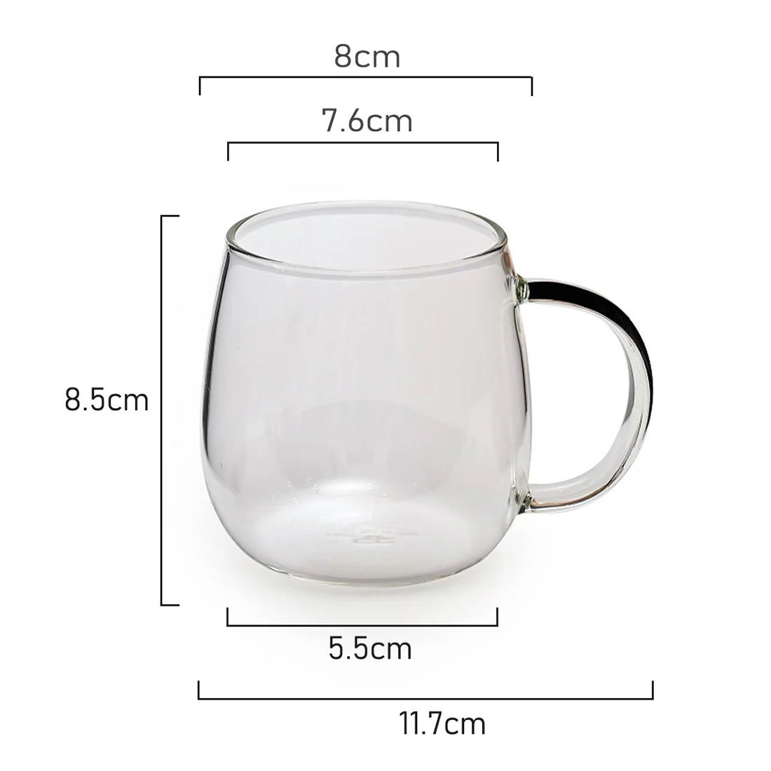 Coffee Culture Arlo Single Wall Borosilicate Glass Mug <br>Set Of 4 <br>400ml - Image 4