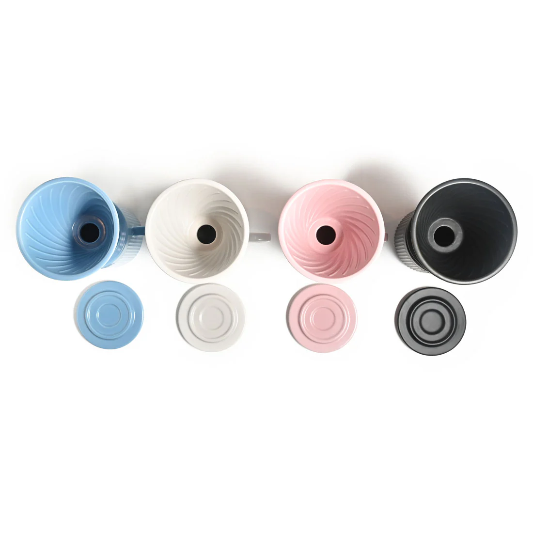 Coffee Culture Ceramic Mug & Pour Over Set <br>Blue <br>320ml - Image 5