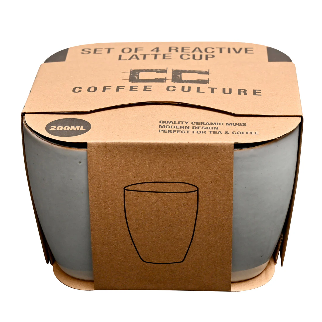 Coffee Culture Coffee and Tea Cup <br>Reactive Stone <br>280ml - Image 6