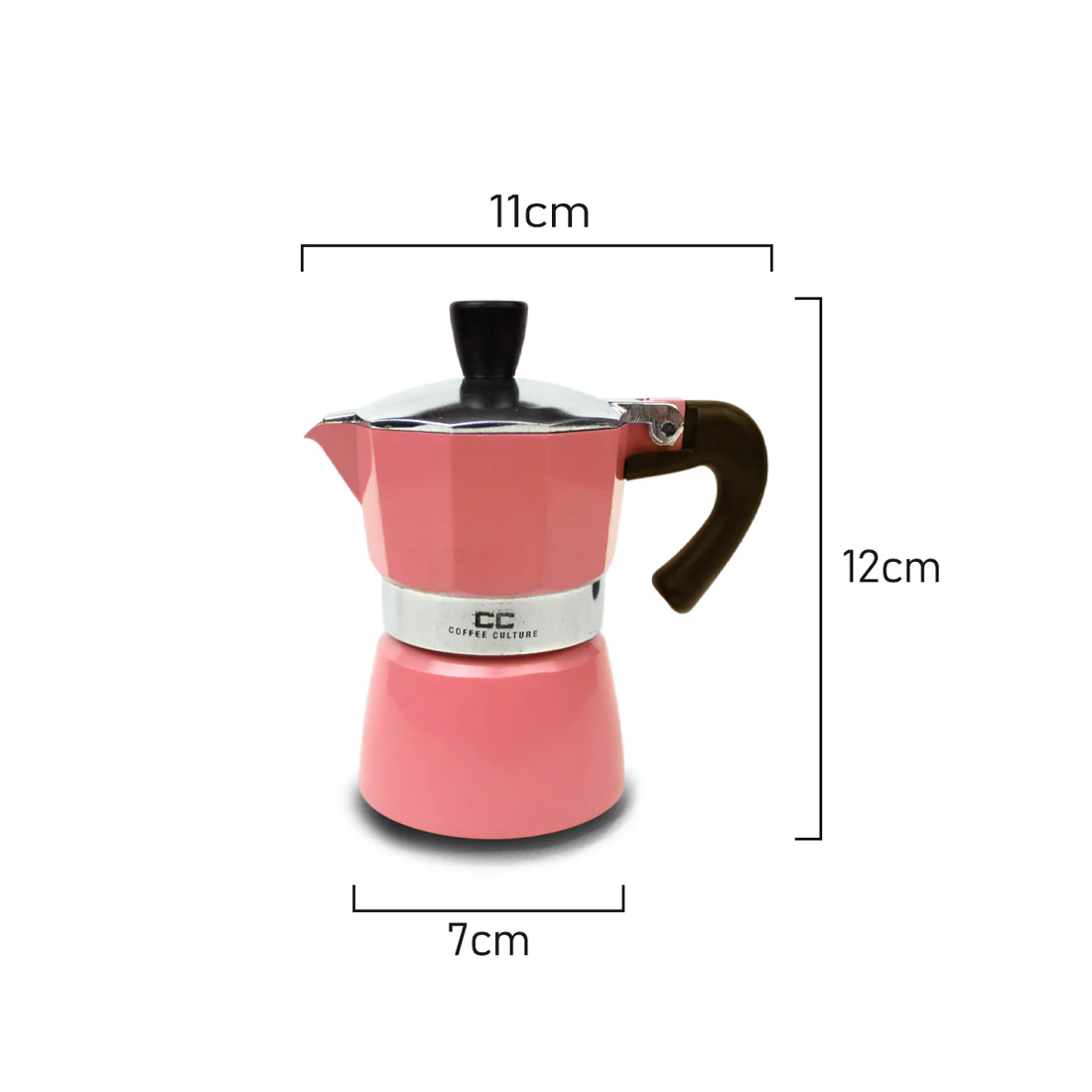 Coffee Culture Coffee Maker <br>1 Espresso Cup <br>Pink - Image 2