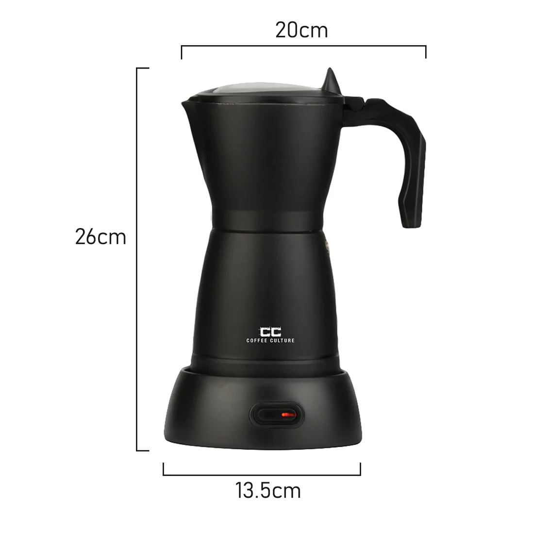 Coffee Culture Electric Moka Pot <br>Black <br>3 or 6 Cup - Image 13