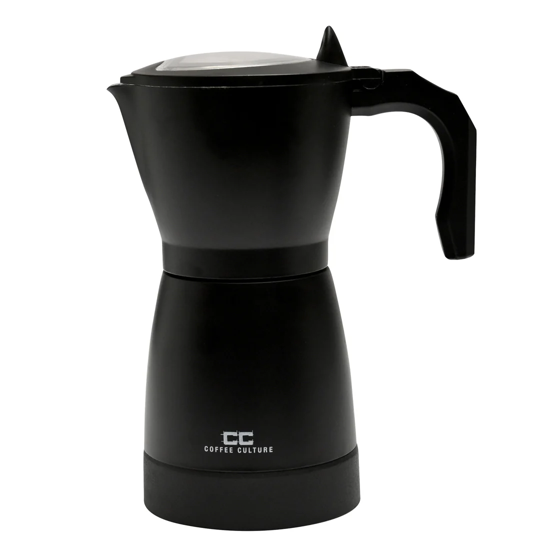 Coffee Culture Electric Moka Pot <br>Black <br>3 or 6 Cup - Image 2