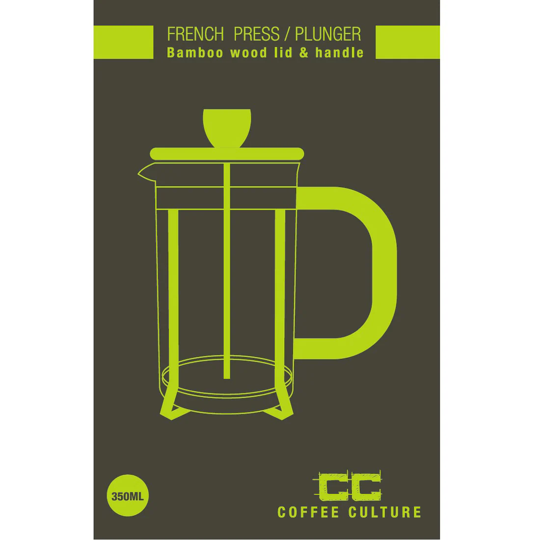 Coffee Culture French Press / Plunger <br>Rose Gold <br>350ml  l  3 cup - Image 8