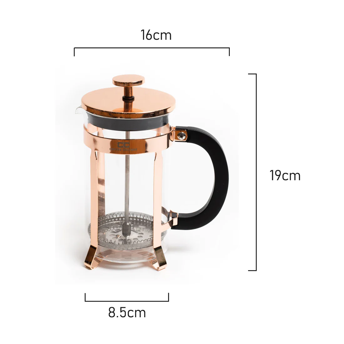 Coffee Culture French Press / Plunger <br>Rose Gold <br>600ml | 5 cup - Image 7