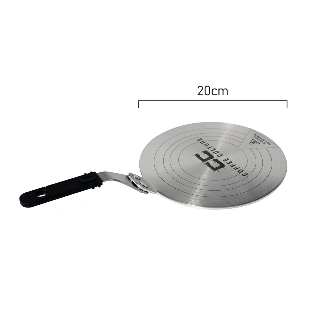 Coffee Culture Induction Plate <br>Stainless Steel <br>Dimensions 20cm - Image 4