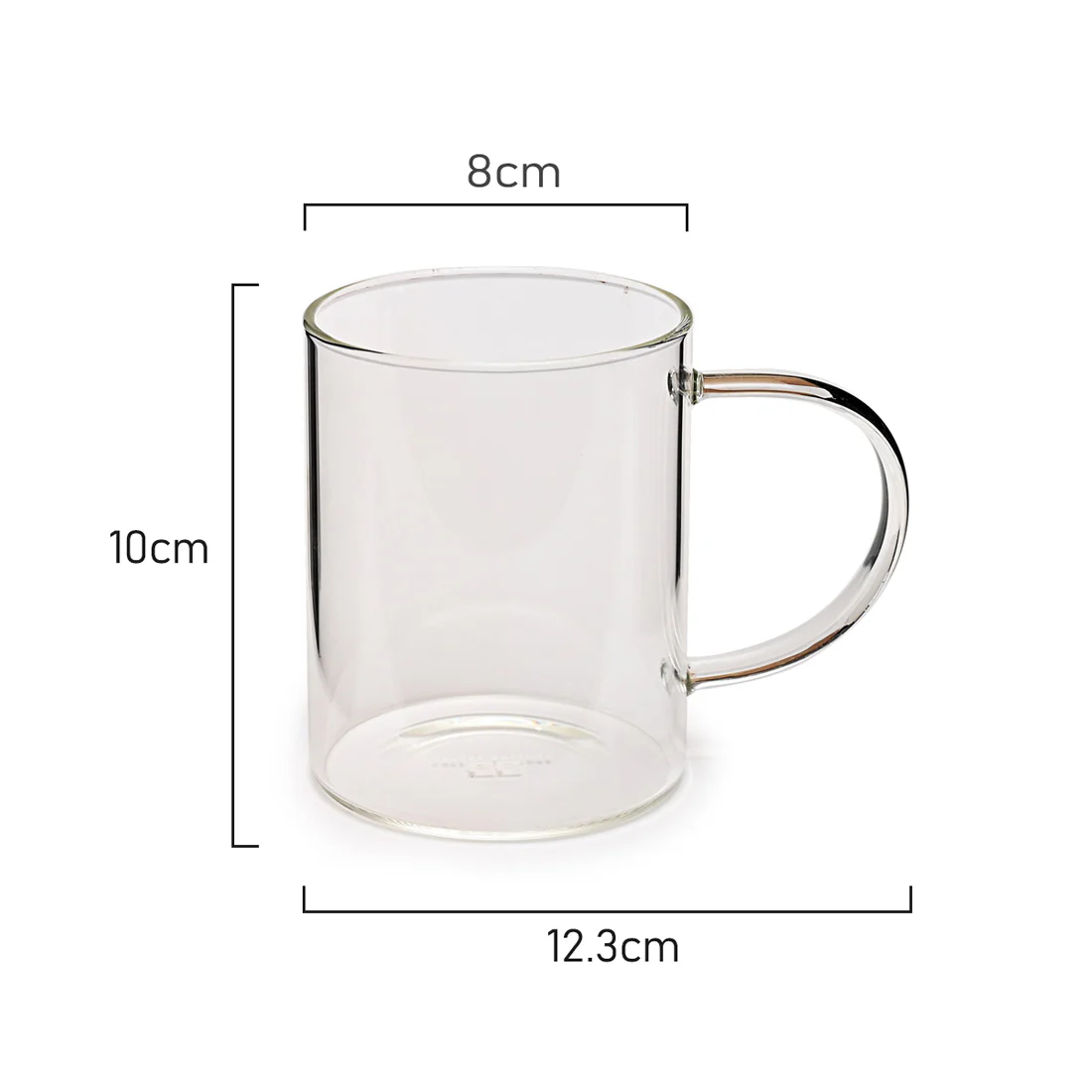 Coffee Culture Ivy Single Wall Borosilicate Glass Mug <br>Set Of 4 <br>420ml - Image 5